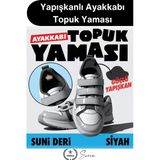 #Yamabandı Ayakkabı Topuk Yaması Yapışkanlı Tamir Bandı Siyah 4 Adet Spor Sneaker Klasik Bot Çocuk Yetişkin İç Topuk Ona