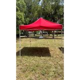 yamaç çadır 3x3 Gazebo Çardak - Kırmızı
