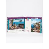 Yamaç Evleri Ve Limana Karşı İkili Set - 1000 + 500 Parça İkili Puzzle Seti
