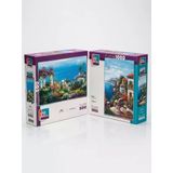 Yamaç Evleri Ve Sahil Köyü İkili Set - 1000 + 500 Parça İkili Puzzle Seti