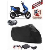 Yamaha Aerox 100 Branda Siyah Arka Çanta Uyumlu(Topcase) Motosiket Brandası Motor Örtüsü Çadır Su Geçirmez Motosiklet Kılıfı Motor Brandası,lastikli,taşıma Torbalı