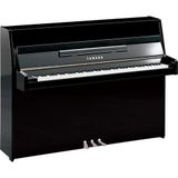 Yamaha B1 SC3PEC Krom Aksamli Silent Akustik Duvar Piyanosu (Parlak Siyah)