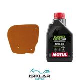Yamaha Bws 100 Motul Yağ Ve Hava Filtre Bakım Seti Bs0004