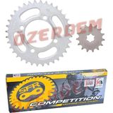 Yamaha Crypton Ön-arka Dişli Ve Zincir Seti Mnr-sfr 36-15t 428-110l