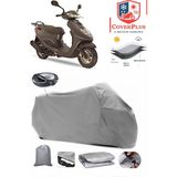 Yamaha Cygnus L Branda Gri Arka Çanta Uyumlu(Topcase) Motosiket Brandası Motor Örtüsü Çadır Su Geçirmez Motosiklet Kılıfı Motor Brandası,lastikli,taşıma Torbalı