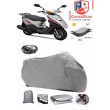 Yamaha Cygnus Rs Branda Gri Arka Çanta Uyumlu(Topcase) Motosiket Brandası Motor Örtüsü Çadır Su Geçirmez Motosiklet Kılıfı Motor Brandası,lastikli,taşıma Torbalı