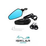 Yamaha Deligt 115 Motosiklet Gidon Ayna Siyah Ga0239