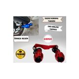 Yamaha Egzoz Koruma Takozu CNC Uyumlu ÖZEL SERİ (KIRMIZI)