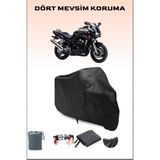 Yamaha Fzs600 Uyumlu Siyah Motorsiklet Branda, Motor Örtüsü