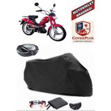 Yamaha Galaxy Branda Siyah Arka Çanta Uyumlu(Topcase) Motosiket Brandası Motor Örtüsü Çadır Su Geçirmez Motosiklet Kılıfı Motor Brandası,lastikli,taşıma Torbalı