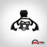 Yamaha Hmapart Xmax 3 \' Lü Set (Sissybar - Çanta Demiri) 2018-2026 - 0 - Siyah