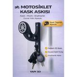 Yamaha Logolu Motosiklet Kask Askılığı – Kask, Mont Ve Anahtar Askısı