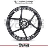 Yamaha Mt-07 Jant Sticker Dış ve Iç Set Sticker Jant Şeridi - Gri