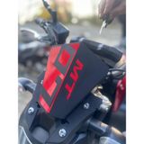 Yamaha Mt-07 Ön Cam 07 Yazısı İşareti Sticker Etiket Modeli