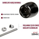 Yamaha Mt-09 Tracer Uyumlu Aks Koruma Takozu 2022 - 2025 (SİYAH)
