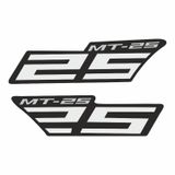 Yamaha Mt-25 Uyumlu Beyaz Yan Stıcker Set STC031