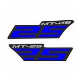 YAMAHA MT-25 UYUMLU MAVİ YAN STICKER SET