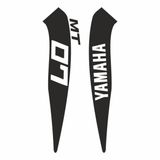 Yamaha Mt07 2014-2017 Uyumlu Beyaz Depo Sticker Set