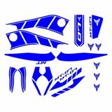 Yamaha Mt07 2014-2017 Uyumlu Mavi Sticker Set