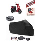 Yamaha Neos Branda Siyah Arka Çanta Uyumlu(Topcase) Motosiket Brandası Motor Örtüsü Çadır Su Geçirmez Motosiklet Kılıfı Motor Brandası,lastikli,taşıma Torbalı