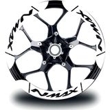 Yamaha Nmax İç & Dış Jant Sticker Etiket Modeli Beyaz