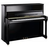 Yamaha P124 PE Akustik Piyano (Parlak Siyah)