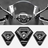 Yamaha R125 Üçlü Siyah Gri 3D sticker