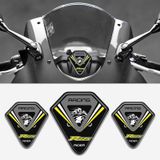 Yamaha R125 Üçlü Siyah Sarı 3D sticker