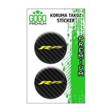 Yamaha R25 Karbon Koruma Takozu 4X4 İkili Damla Sticker