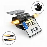 Yamaha R25 Uyumlu Katlanır Plakalık Takımı 2019-2024 (Kayar Led Sinyalli) SKM-0033