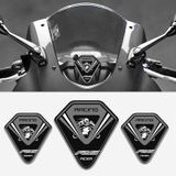 Yamaha R6 Üçlü Siyah Gri 3D sticker