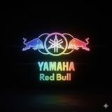Yamaha Redbull Arma Etiket Sticker 20 x 20 Hologram - Çok Renkli