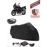 Yamaha Tdm 900 Branda Siyah Arka Çanta Uyumlu(Topcase) Motosiket Brandası Motor Örtüsü Çadır Su Geçirmez Motosiklet Kılıfı Motor Brandası,lastikli,taşıma Torbalı