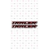 Yamaha Tracer 3D Damla Sticker Kırmızı