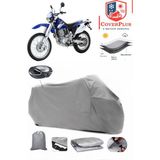 Yamaha Tt 600 E Branda Gri Arka Çanta Uyumlu(Topcase) Motosiket Brandası Motor Örtüsü Çadır Su Geçirmez Motosiklet Kılıfı Motor Brandası,lastikli,taşıma Torbalı