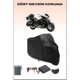 Yamaha Venture Royal Uyumlu Siyah Motorsiklet Branda, Motor Örtüsü