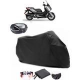 Yamaha X-Max 125 Abs Siyah Arka Çanta Uyumlu Motosiklet Branda Lüx Premium Kalite