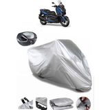 Yamaha X-Max 250 Arka Çanta Uyumlu Motosiklet Brandası Lüx Kalite Kalın Yüksek Kalite - Gri