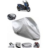 Yamaha X-Max 250 Arka Çanta Uyumlu Motosiklet Brandası Lüx Premium Kalite - Gri