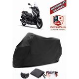 Yamaha X-Max 250 Branda Siyah Motosiket Brandası Motor Örtüsü Çadır Su Geçirmez Motosiklet Kılıfı Motor Brandası,lastikli,taşıma Torbalı - Arka Çanta UYUMSUZ