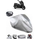 Yamaha X-Max 250 Momodesign Arka Çanta Uyumlu Motosiklet Brandası Lüx Kalite Kalın Yüksek Kalite - Gri