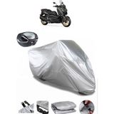 Yamaha X-Max 250 Tech Max Arka Çanta Uyumlu Motosiklet Brandası Lüx Premium Kalite - Gri