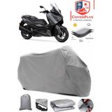 Yamaha X-Max 300 Abs Branda Gri Motosiket Brandası Motor Örtüsü Çadır Su Geçirmez Motosiklet Kılıfı Motor Brandası,lastikli,taşıma Torbalı - Arka Çanta UYUMSUZ