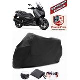 Yamaha X-Max 300 Abs Branda Siyah Motosiket Brandası Motor Örtüsü Çadır Su Geçirmez Motosiklet Kılıfı Motor Brandası,lastikli,taşıma Torbalı - Arka Çanta UYUMSUZ