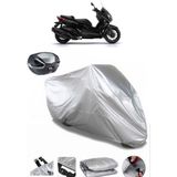 Yamaha X-Max 350 Iron Max Abs Arka Çanta Uyumlu Motosiklet Brandası Lüx Kalite Kalın Yüksek Kalite - Gri