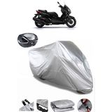 Yamaha X-Max 350 Iron Max Abs Arka Çanta Uyumlu Motosiklet Brandası Lüx Premium Kalite - Gri