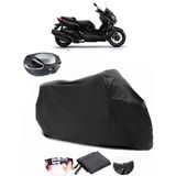 Yamaha X-Max 350 Iron Max Abs Siyah Arka Çanta Uyumlu Motosiklet Branda Lüx Premium Kalite