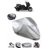 Yamaha X-Max 400 Iron Max Arka Çanta Uyumlu Motosiklet Brandası Lüx Kalite Kalın Yüksek Kalite - Gri