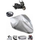Yamaha X-Max 400 Tech Max Arka Çanta Uyumlu Motosiklet Brandası Lüx Kalite Kalın Yüksek Kalite - Gri