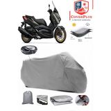Yamaha X-Max 400 Tech Max Branda Gri Arka Çanta Uyumlu(Topcase) Motosiket Brandası Motor Örtüsü Çadır Su Geçirmez Motosiklet Kılıfı Motor Brandası,lastikli,taşıma Torbalı